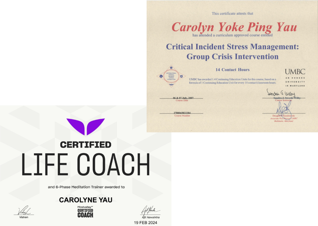 Certificate life coach